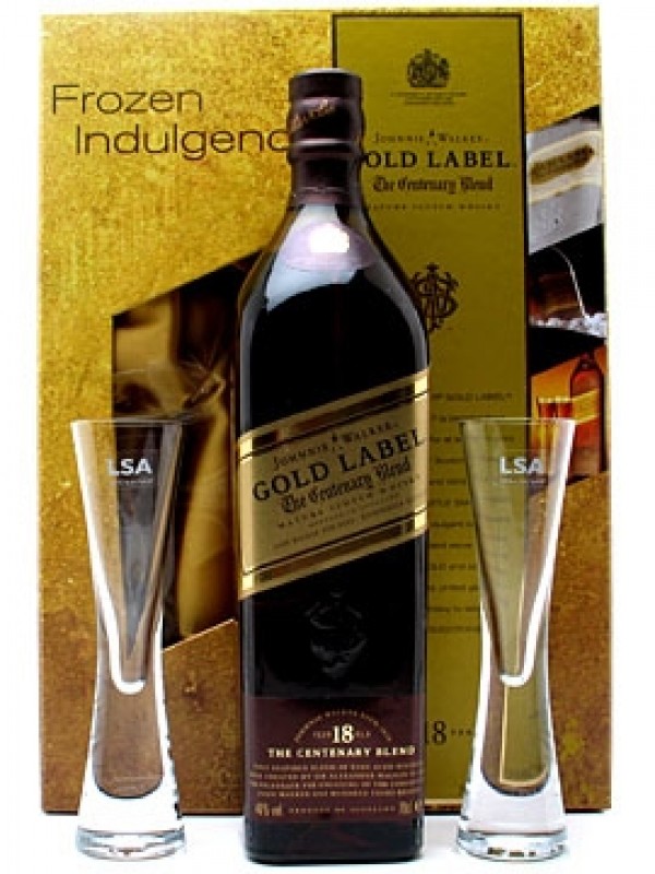 Johnnie Walker 18 Year Old Gold Label Gift Pack