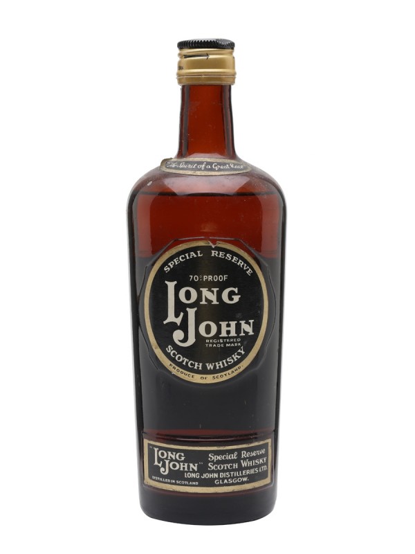 Long John Special Reserve Bottled 1960s