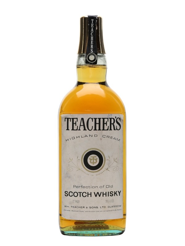 Teacher's Bottled 1970's