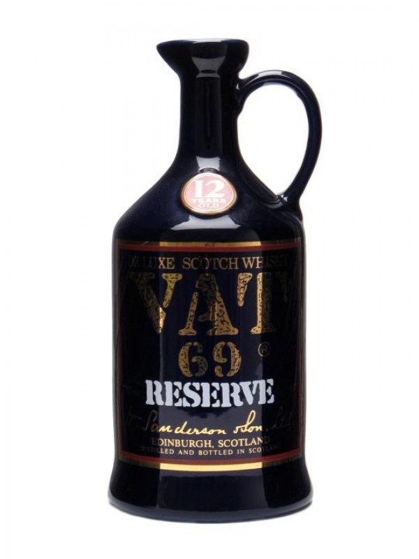VAT 69 Reserve 12 Year Old Bottled 1980s