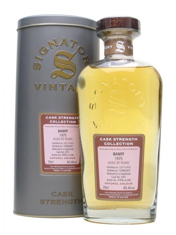 Banff 1975 31 Year Old Signatory Cask Strength Collection
