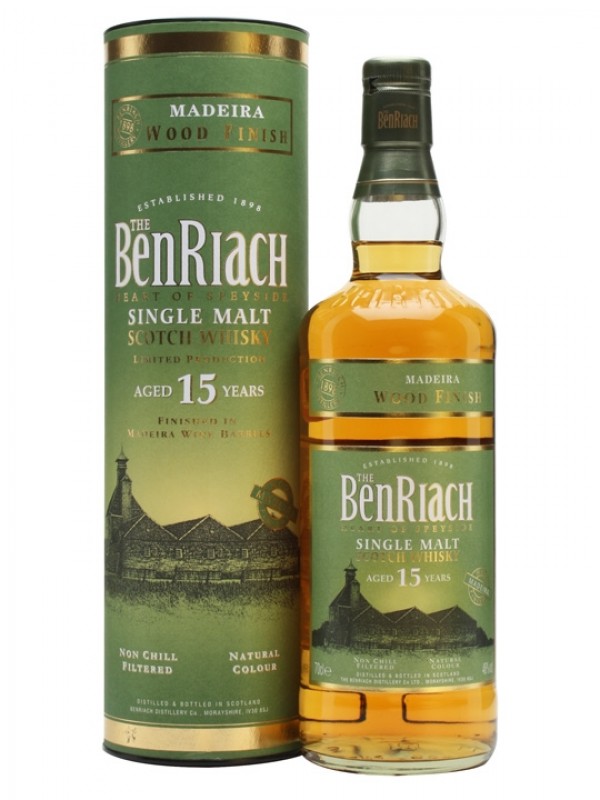 Benriach 15 Year Old Madeira Wood Finish