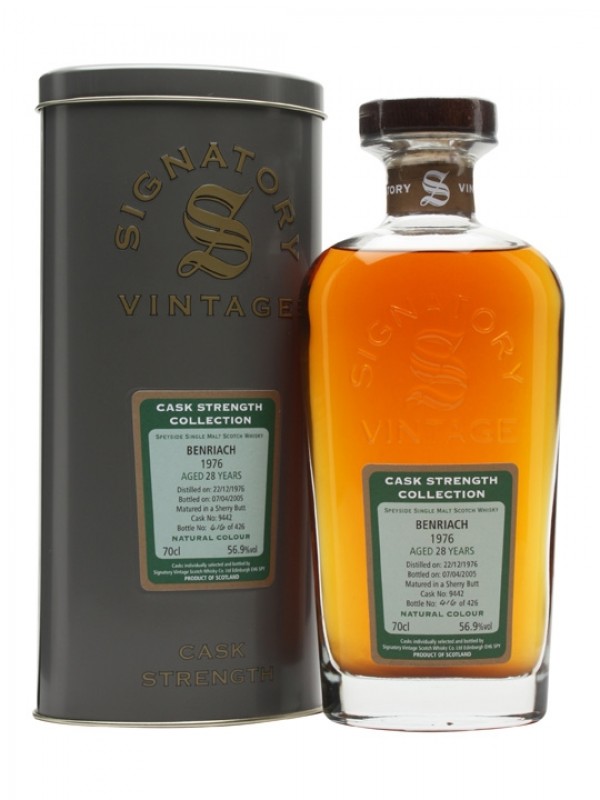 Benriach 1976 28 Year Old Sherry Cask Signatory