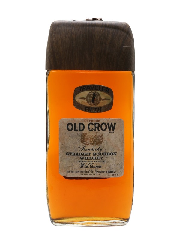 Old Crow Traveler Fifth Bottled 1970s