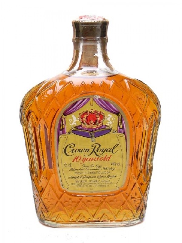 Crown Royal 10 Year Old Bottled 1978