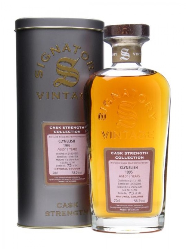 Clynelish 1995 13 Year Old Sherry Butt Signatory