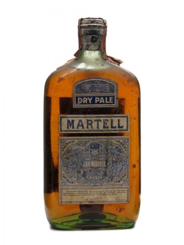 Martell Dry Pale VOP Cognac 1950s Spring Cap