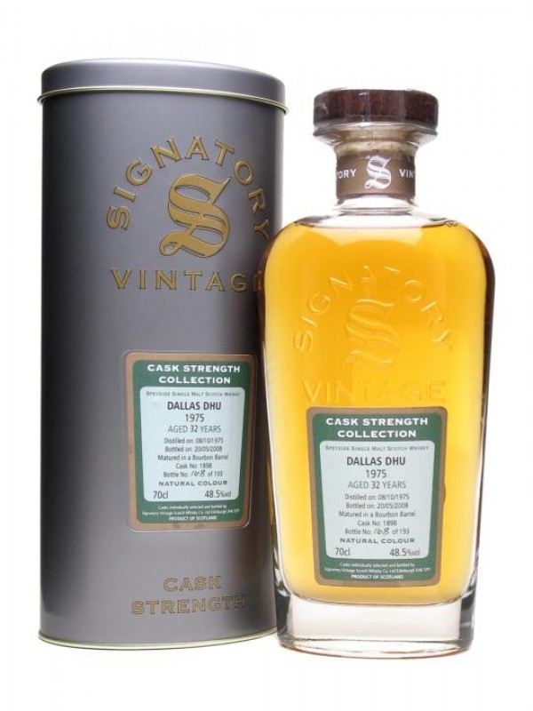 Dallas Dhu 1975 32 Year Old Bourbon Cask Signatory Cask Strength Collection