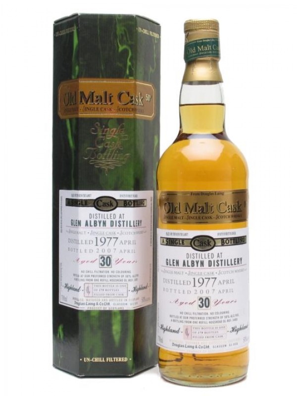 Glen Albyn 1977 30 Year Old Cask# 3405 Douglas Laing Old Malt Cask