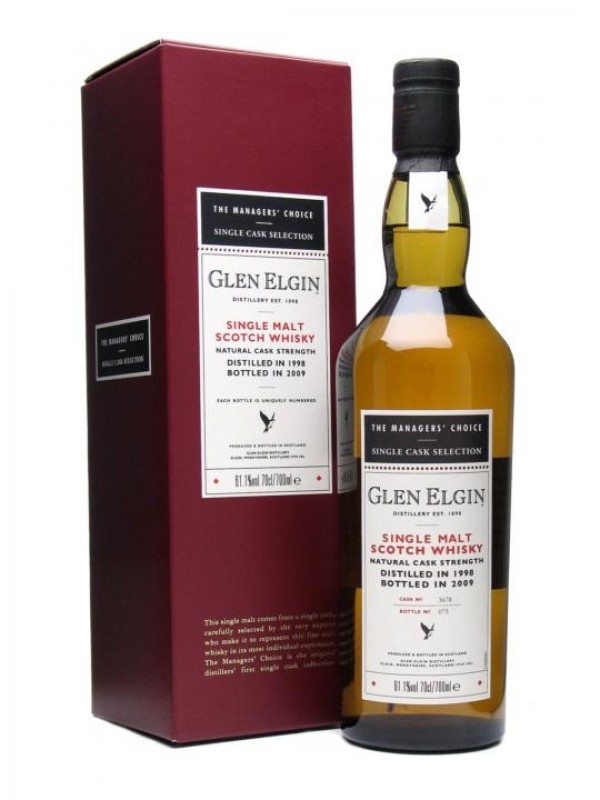 Glen Elgin 1998 Managers' Choice