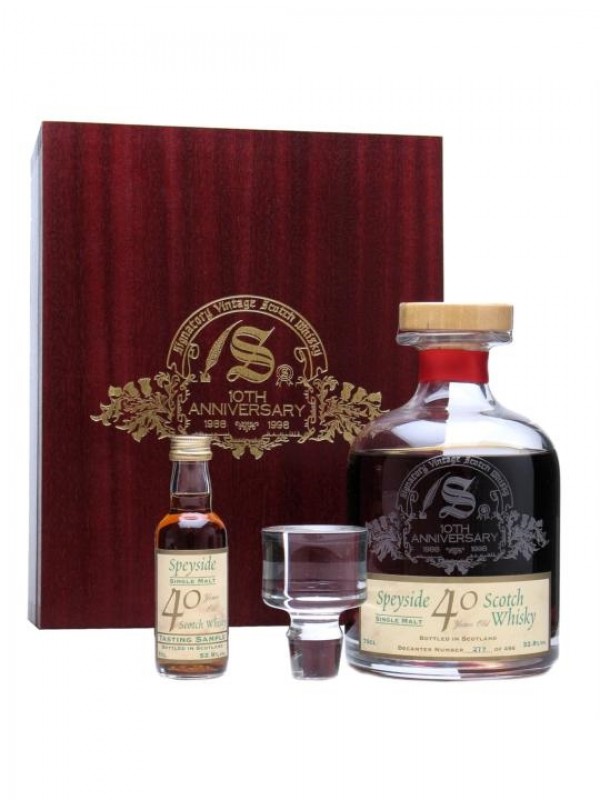 Speyside Glenfarclas 40 Year Old Dark Sherry Signatory