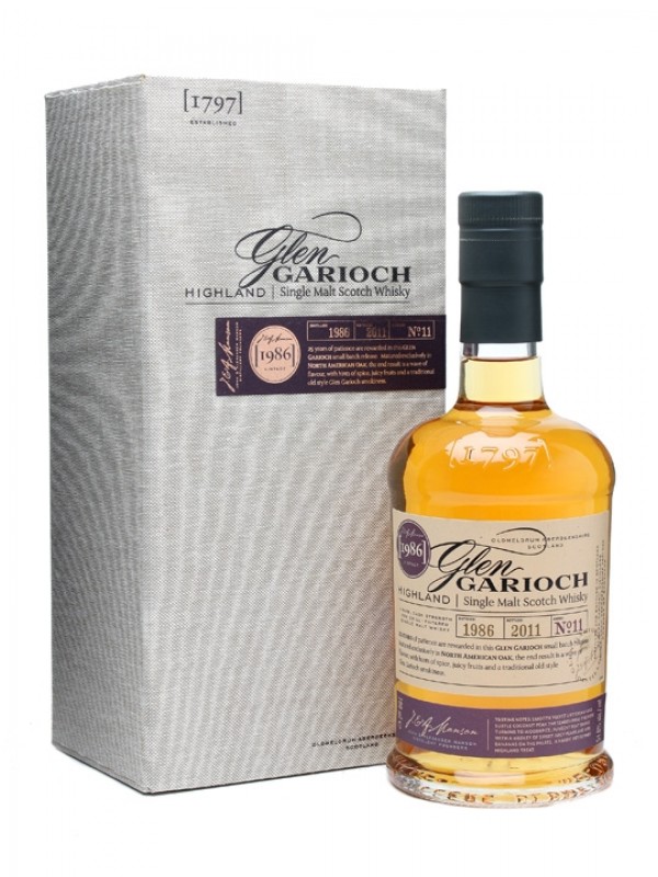 Glen Garioch 1986 25 Years Old Batch No.11