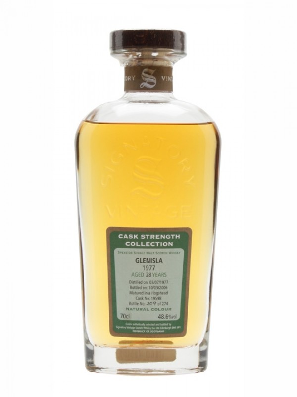 Glenisla 1977 28 Year Old Signatory Bottled 2006