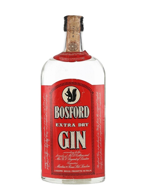 Bosford Gin Bottled 1960s 1 litre