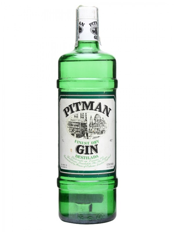 Pitman Gin Bottled 1970s