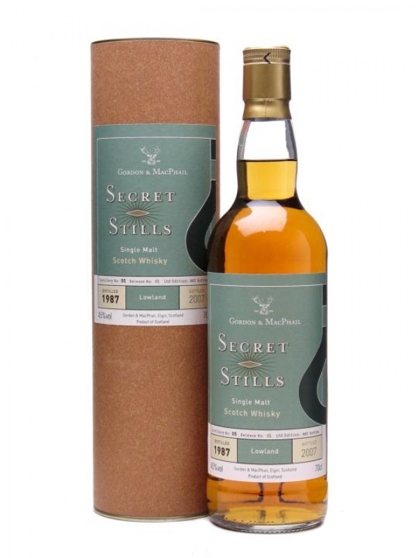 Glenkinchie 1987 Gordon & Macphail Secret Stills 5.1