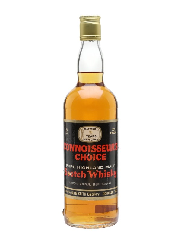 Glen Keith 1963 15 Year Old Connoisseurs Choice Gordon & Macphail