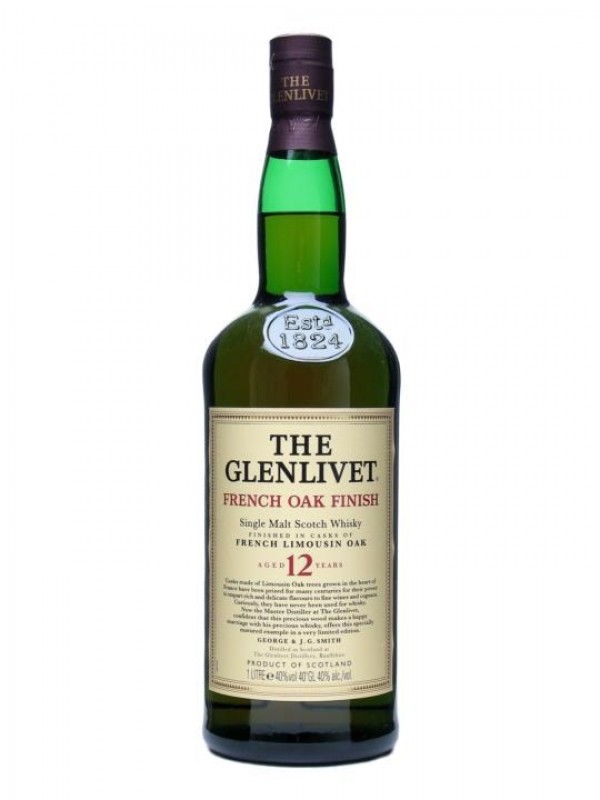 Glenlivet 12 Year Old French Oak Finish 1L