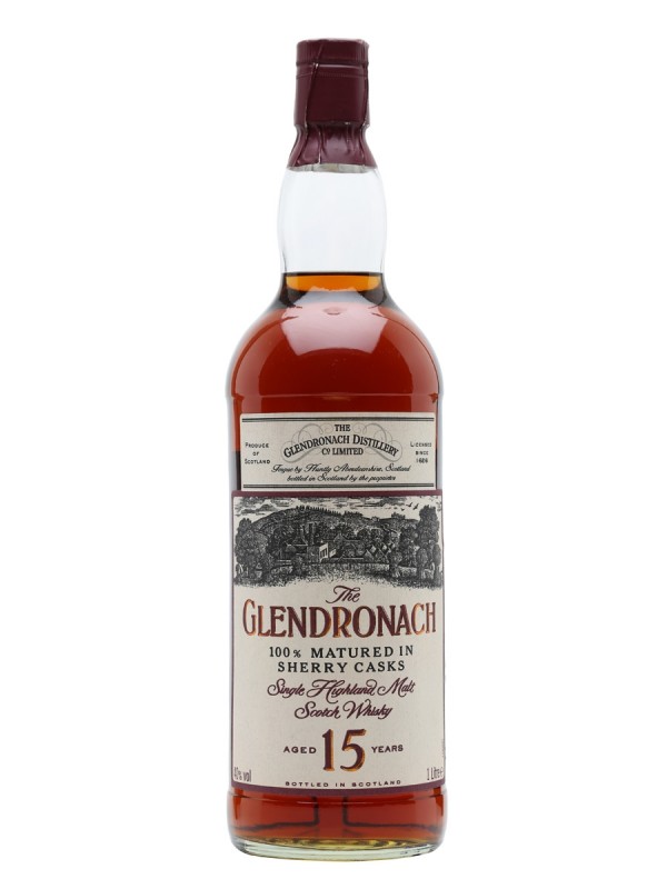 Glendronach 15 Year Old Sherry 1L