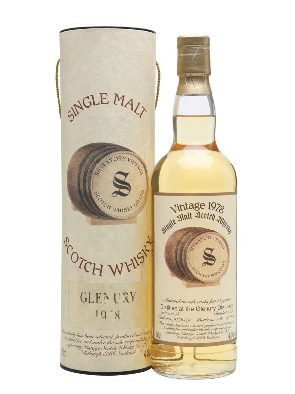 Glenury 1978 14 Year Old Cask 9776 79 Signatory