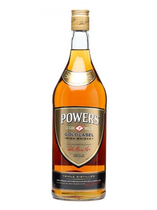 Powers Gold Label Irish Whiskey 1L