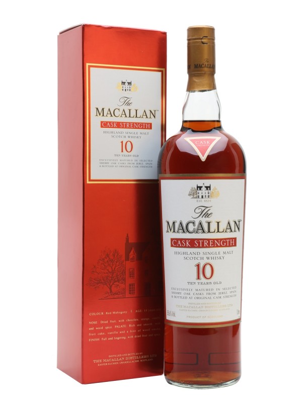 Macallan 10 Year Old Cask Strength 1 Litre