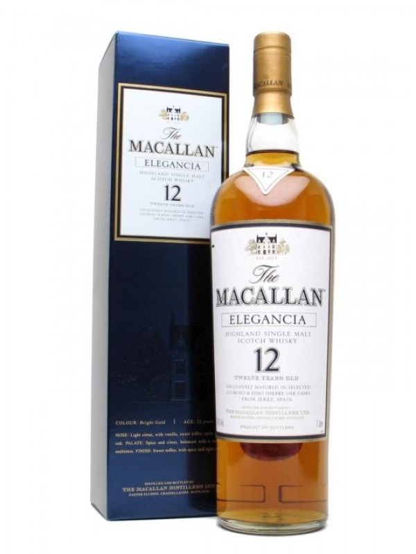 【同梱不可】 Macallan 12 Year Old Elegancia | Single Malt Scotch Whisky ウイスキー