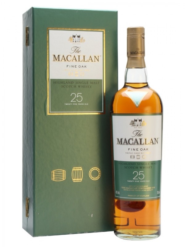 Macallan 25 Year Old Fine Oak