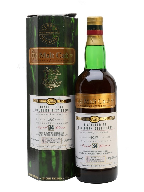 Millburn 1967 34 Year Old Sherry Cask Douglas Laing Old Malt Cask
