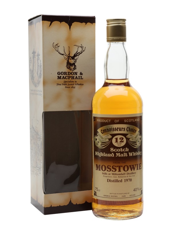 Mosstowie 1970 12 Year Old Connoisseurs Choice Gordon & Macphail