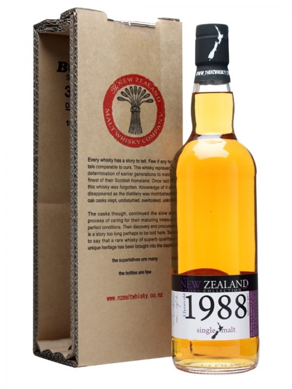 New Zealand 1988 23 Year Old Cask #72
