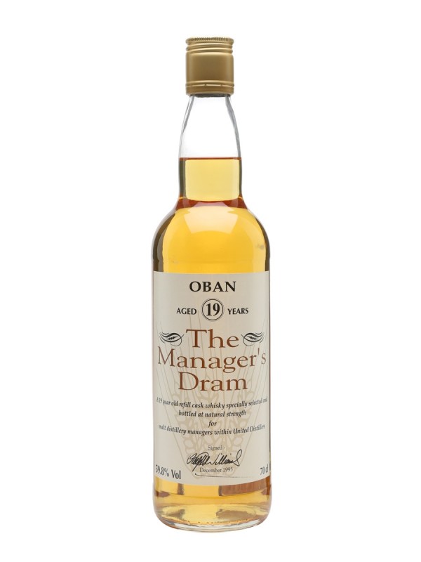 Oban 19 Year Old Manager's Dram