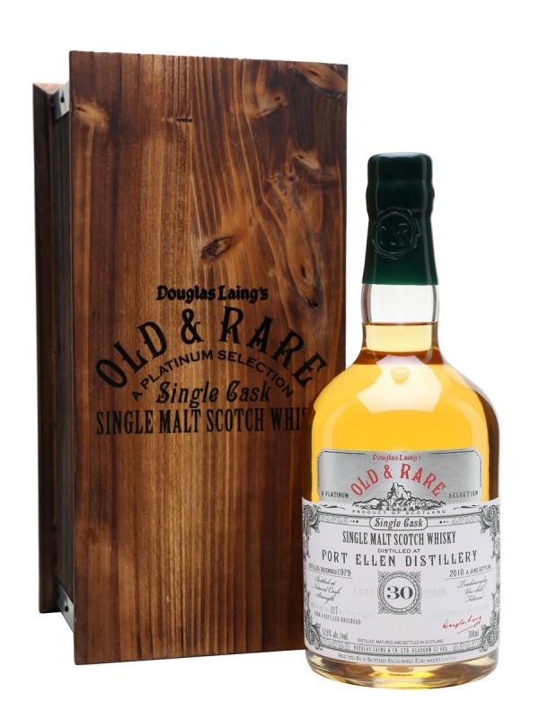 Port Ellen 1979 30 Year Old Bottled Jun 2010 Douglas Laing Platinum Selection