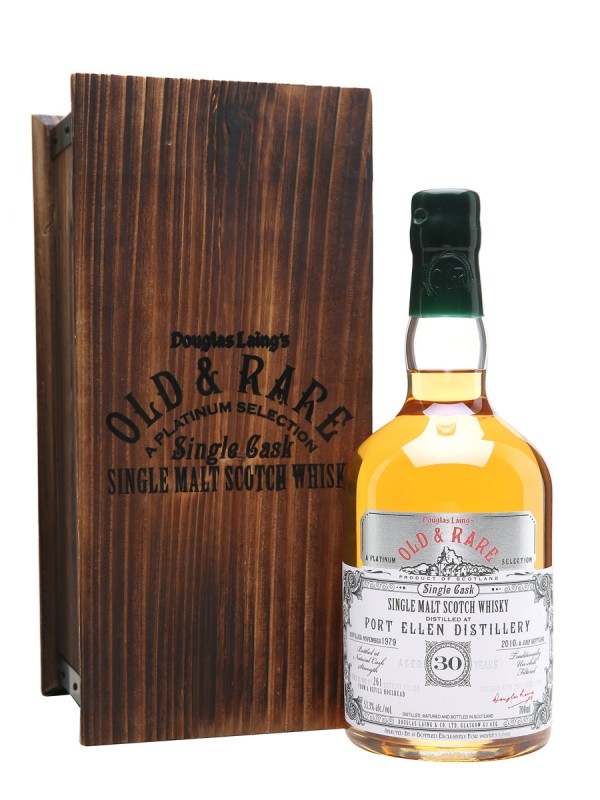 Port Ellen 1979 30 Year Old Bottled Aug 2010 Douglas Laing Platinum Selection
