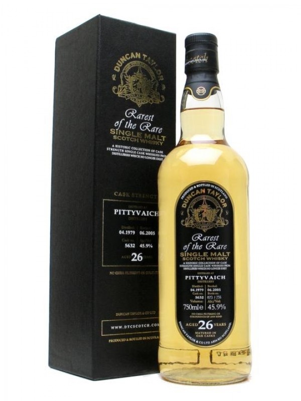 Pittyvaich 1979 26 Year Old Duncan Taylor Rarest of the Rare