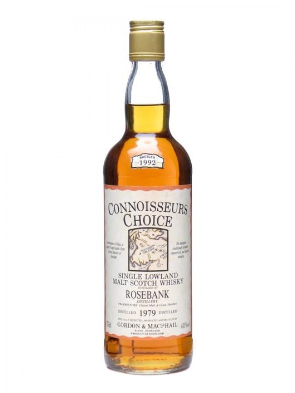 Rosebank 1979 Bottled 1992 Connoisseurs Choice Gordon & Macphail