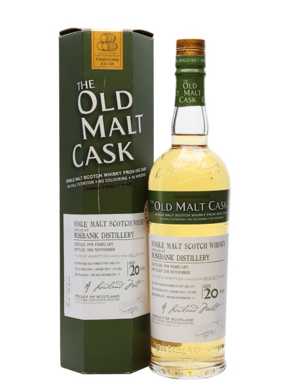 Rosebank 1990 20 Year Old Old Malt Cask #6815 Douglas Laing