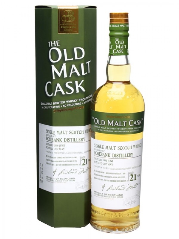 Rosebank 1990 21 Year Old Cask #8247 Douglas Laing Old Malt Cask