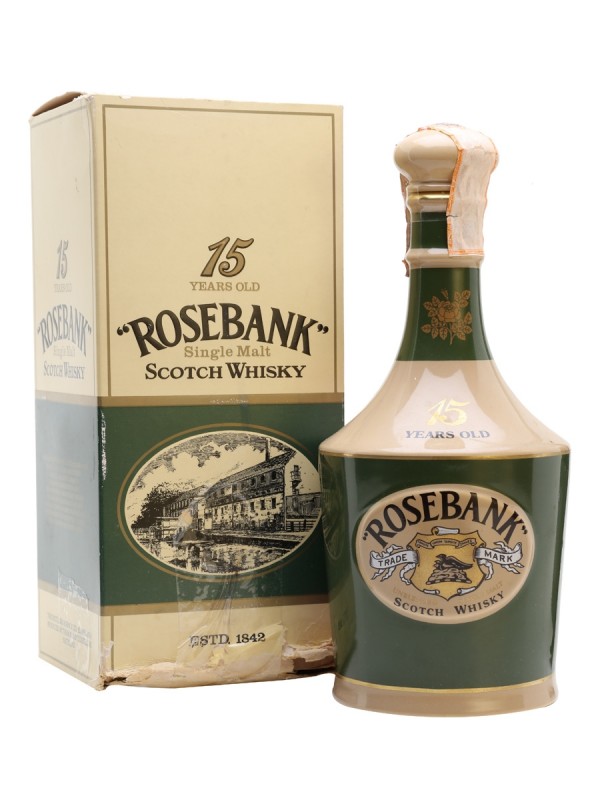 Rosebank Ceramic 15 Year Old Bottled 1970s