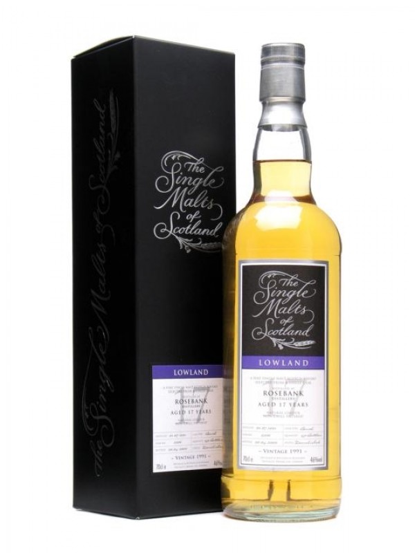 Rosebank 1991 17 Year Old Cask #2206 Single Malts of Scotland