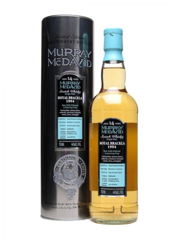 Royal Brackla 1994 14 Year Old Bourbon Cask Murray McDavid
