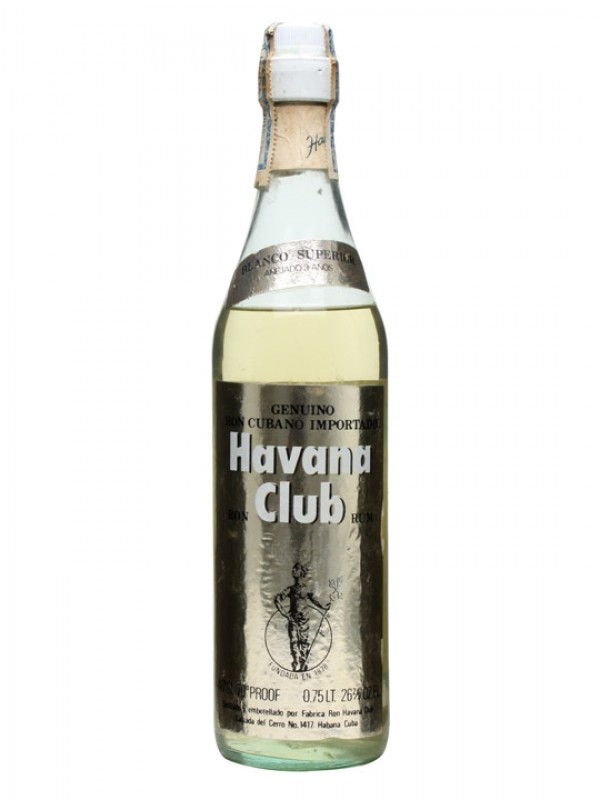 Havana Club 3 Year Old Blanco Superior Bottled 1970s