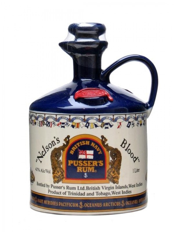 Pusser's Rum Decanter Nelsons Blood Flagon