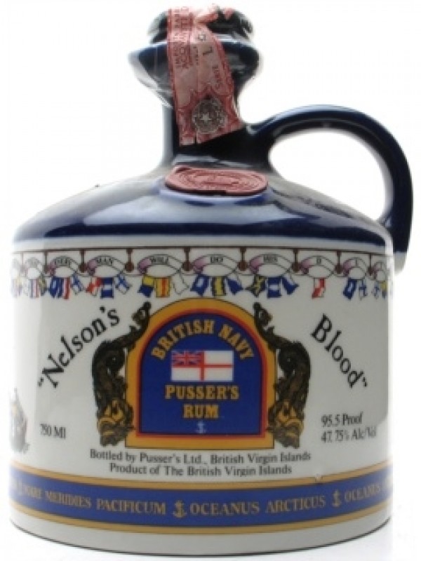 Pusser's Rum Decanter Nelsons Blood