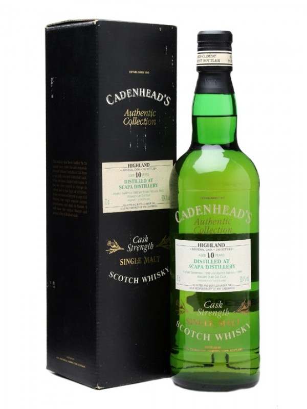 Scapa 1988 10 Year Old Cask Strength Cadenhead's