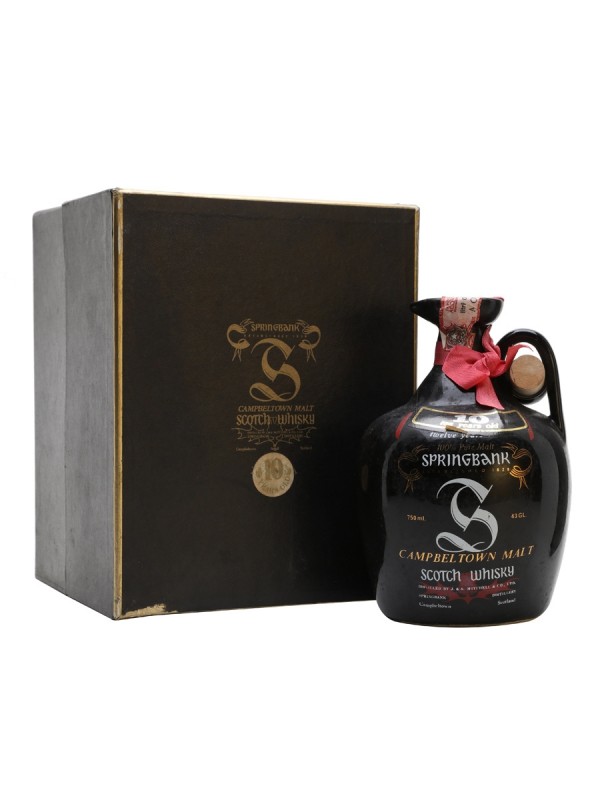 Springbank 10 Year Old Maroon Ceramic