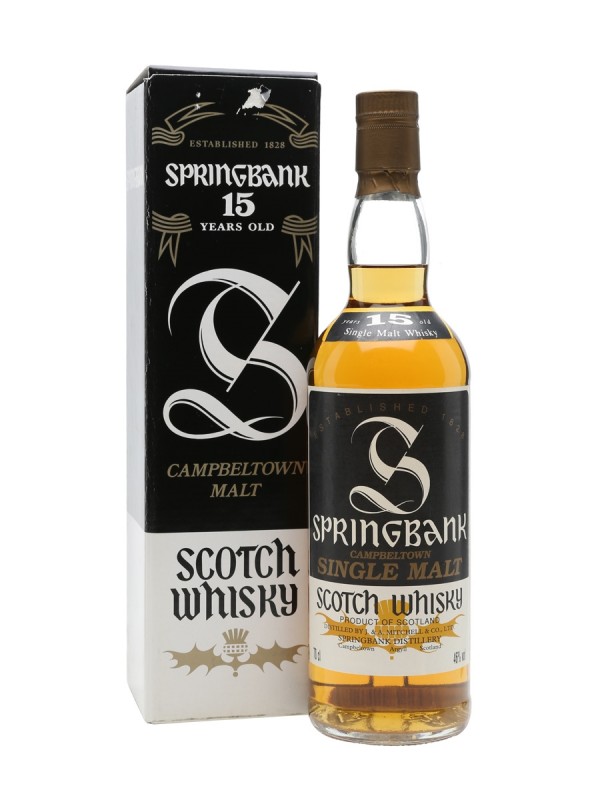 Springbank 15 Year Old Tall Black Label Bottled 1990s