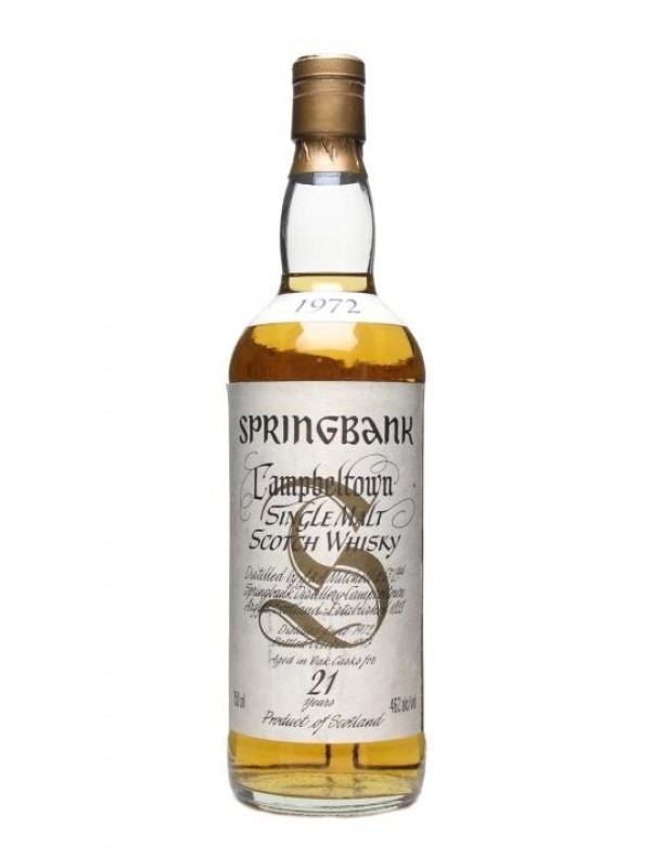 Springbank 1972 21 Year Old