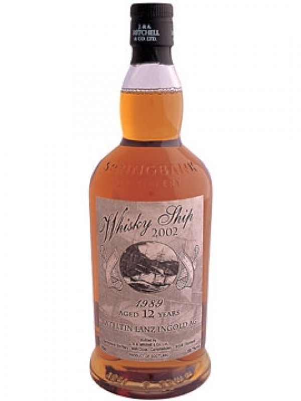 Springbank 1989 12 Year Old Whisky Ship 2002