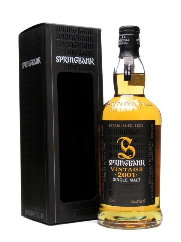 Springbank 2001 1st Batch OB